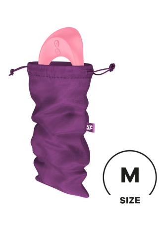Sac de rangement sextoys violet taille M Treasure Bag Satisfyer - CC597880